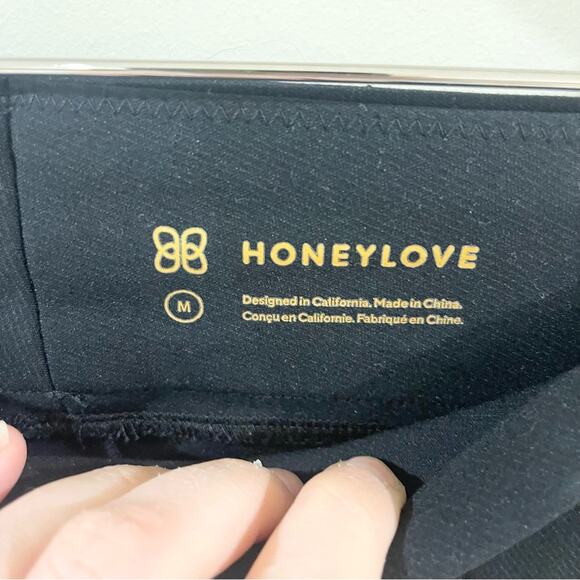 Honeylove casual high waisted slim pants with back pockets woman’s size M black - Picture 3 of 6